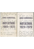 Kamieńska Notatnik 1965  1979 Tom 1 i 2