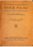 Dzieje Polski czasy Jagiellonów 1925 r.