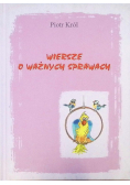 Wiersze o ważnych sprawach