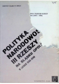 Polityka narodowościowa III Rzeszy na Śląsku Opolskim