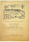Warszawa na przełomie XVII i XIX w