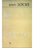 List o tolerancji