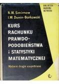 Kurs rachunku prawdopodobieństwa i statystyki matematycznej