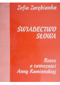 Świadectwo słowa