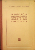 Wentylacja podstawowych oddziałów fabrycznych