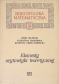 Elementy arytmetyki teoretycznej Tom 38
