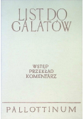List do Galatów Wstęp Przekład Komentarz