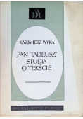 "Pan Tadeusz" studia o tekście