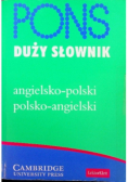 PONS Duży słownik angielsko polski polsko angielski