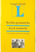 Krótka gramatyka, Język Niemiecki