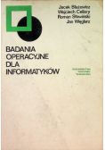 Badania operacyjne dla informatyków