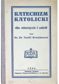 Katechizm Katolicki dla wiernych i szkół 1934 r.