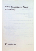 Teoria optymalizacji