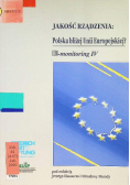 Jakość rządzenia Polska bliżej Unii Europejskie