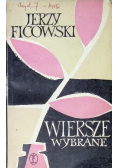 Wiersze wybrane Ficowski