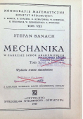 Mechanika Tom I 1949 r.