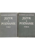 Język i poznanie Tom I i II
