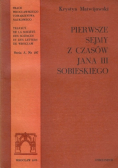 Pierwsze sejmy z czasów Jana III Sobieskiego