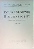 Polski Słownik Biograficzny Tom XVII