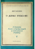 O języku folkloru