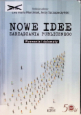 Nowe idee zarządzania publicznego