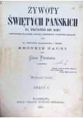 Żywot świętych pańskich na wszystkie dni roku,  1890r.