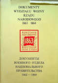Dokumenty wydziału wojny rządu narodowego 1863 - 1864