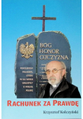Bóg honor ojczyzna rachunek za prawdę