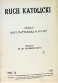 Ruch Katolicki ,1933r.