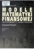 Modele matematyki finansowej