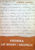 Kronika lat Wojny i okupacji Tom II