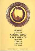 W obronie czci do Najświętszego Sakramentu