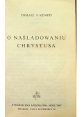 O naśladowaniu Chrystusa