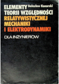 Elementy teorii względności relatywistycznej mechaniki i elektrodynamiki