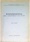 Wspomnienia szefa administracji P.K.L.IK.RZ. 1931 r.