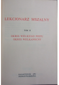 Lekcjonarz mszalny Tom 2