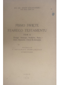 Pismo Święte Starego Testamentu, Tom 2, 1938 r.