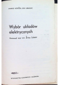 Wybór układów elektrycznych