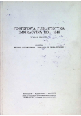Postępowa Publicystyka Emigracyjna 1831 - 1846