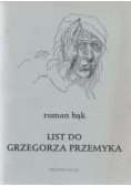 List do Grzegorza Przemyka