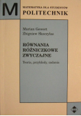 Równania różniczkowe zwyczajne