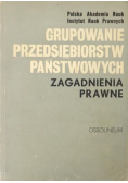 Grupowanie przedsiębiorstw państwowych Zagadnienia prawne