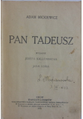 Pan Tadeusz 1921 r.