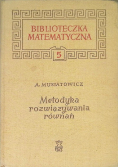 Metodyka rozwiązywania równań