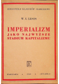 Imperializm jako najwyższe stadium kapitalizmu 1949 r.