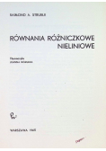 Równania różniczkowe nieliniowe
