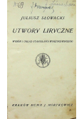 Utwory liryczne 1910 r.