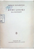 Kurs logiki dla prawników