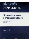 Słownik mitów i tradycji kultury Część pierwsza od A do J Tom I