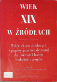 Wiek XIX w źródłach